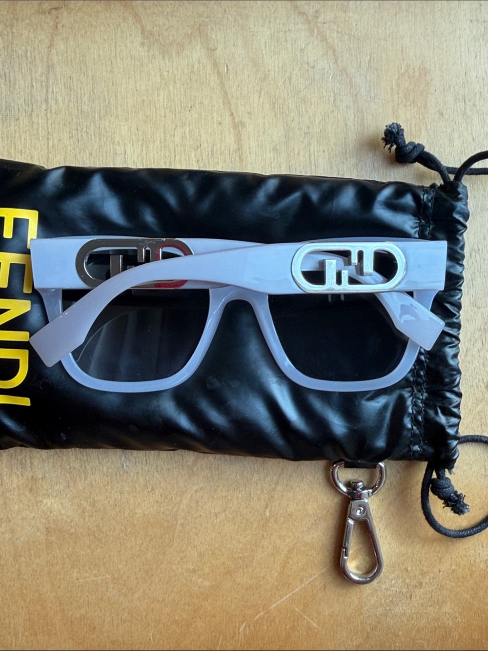 Fendi Lavender Acetate Square-Style Sunglasses - Picture 7 of 9
